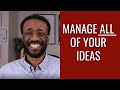 ONE tool to manage ALL of your ideas // productivity for experts, consultants, and coaches