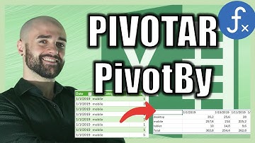 Como Usar as Funções Pivotar (PivotBy) no Excel para Criar Tabelas Dinâmicas Pivotadas