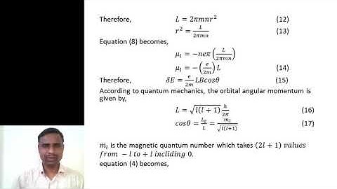 Zeeman Effect Lecture 4