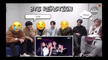 BTS reaction to TWICE Cry for me performance MAMA 2020