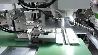 : JYL-M3020G-MST Automatic Veclro Tape Pattern Sewing Machines /How to sew veclro tape of caps