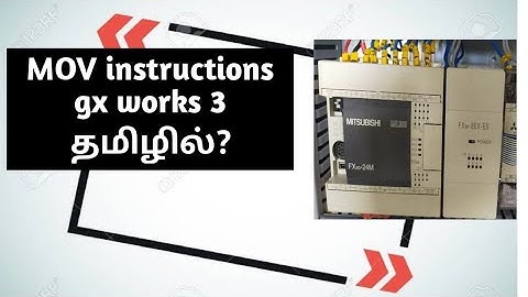 MOV INSTRUCTIONS IN MITSUBISHI PLC GX WORKS2