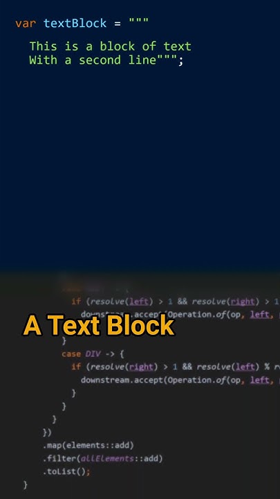 What is a text block? - Cracking the Java Coding Interview - YouTube
