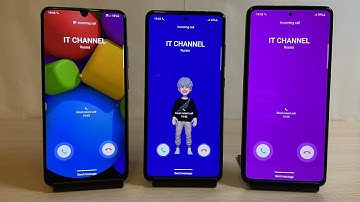 Samsung Galaxy A32 A52 A72 Incoming Call