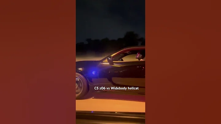 C5 z06 vs Widebody hellcat