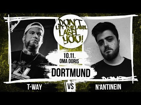 T-Way Vs N'antinein // DLTLLY RapBattle (Dortmund // Day1) // 2018