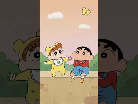 Shinchan Himawari Cute Video | Brother Sister Goals #shorts #shortvideo #viral #trending #cartoon