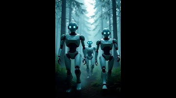 Robots in the mysterious forest #shorts #robot