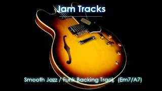 Smooth Jazz / Funk Guitar Backing Track chords