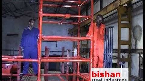 DEMO OF HOW TO ERECT BISHAN CUPLOCK SYSTEM