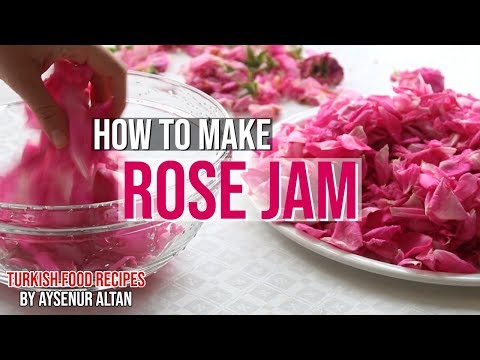 فيديو: وصفات عسل بتلات الورد: كيفية صنع عسل بتلات الورد