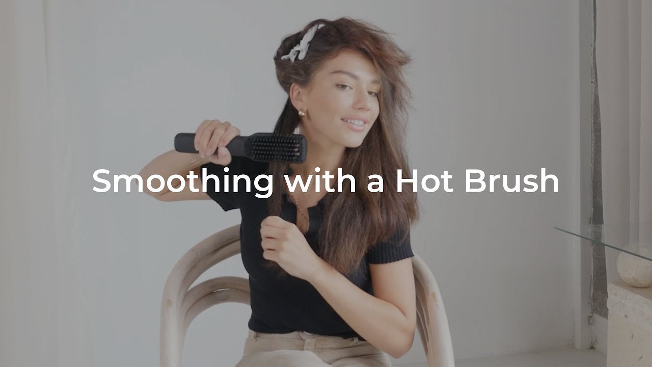 How to smooth your hair with the Lunata Cordless Hot Brush