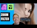 How To Zoom Blur Filter In Affinity Photo Tutorial | Graphicxtras