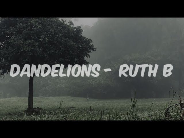 Ruth B - Dandelions (lyric) class=