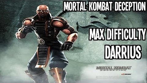 Mortal Kombat Deception - Darrius - Max Difficulty (Commentary)