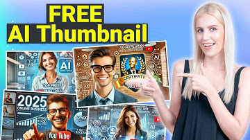How to Make Thumbnail for YouTube Videos (Free & Easy Tutorial) | FREE AI Thumbnail Maker 2025