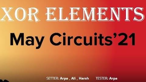 HACKEREARTH MAY CIRCUITS