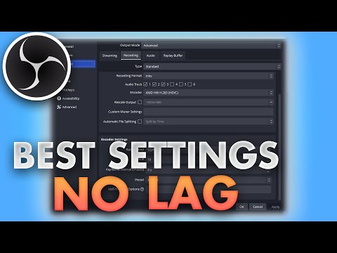 Best Settings for Recording in OBS Studio **NO LAG**