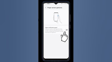 Finger Sensor Gestures🔥😃 | In Samsung Mobile - How To Enable And Use