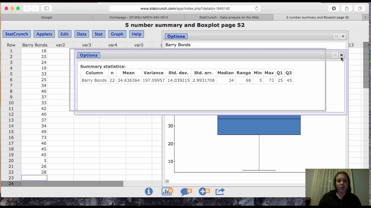 5 Number Summary And Boxplot StatCrunch YouTube 5-number-summary-and-boxplot-statcrunch-youtube