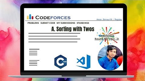 A. Sorting with Twos || Codeforces Round 907 (Div. 2) || Codeforces solution