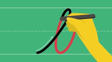 How to write a cursive letter "l” in lowercase