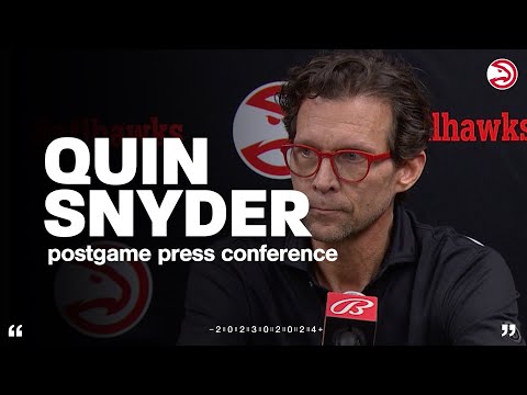 Hawks vs. Bulls Postgame Press Conference: Quin Snyder