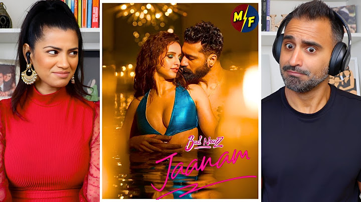 Jaanam | Bad Newz | Vicky Kaushal | Triptii Dimri | Vishal Mishra - REACTION!!