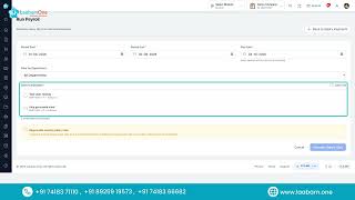 Laabam.one Payroll – Run Payroll Tutorial | Generate Salary Slips