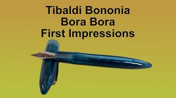 Tibaldi Bononia Bora Bora - Unboxing and First Impressions