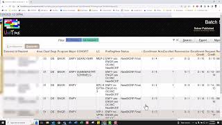 Common Filters in the UniTime Dashboards