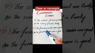 Common Errors and their correction #englishgrammar #grammar #english #language #error #learning
