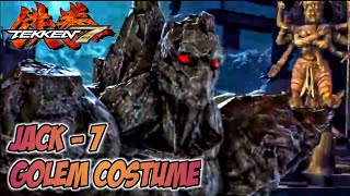 TEKKEN 7: JACK 7 GOLEM MODE GAMEPLAY (ARCADE MODE)