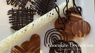 Sunumlarınızda Kullanabileceğiniz ÇİKOLATADAN Kolay Dekor Yapımı  |Çikolata |CHOCOLATE DECORATİON |