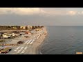 Лазурное Пляж с высоты. Отдых на Черном море 2021 Украина Лазурне Херсонская область