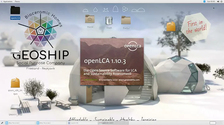 OpenLCA Under Linux/Installation Tutorial/First Run