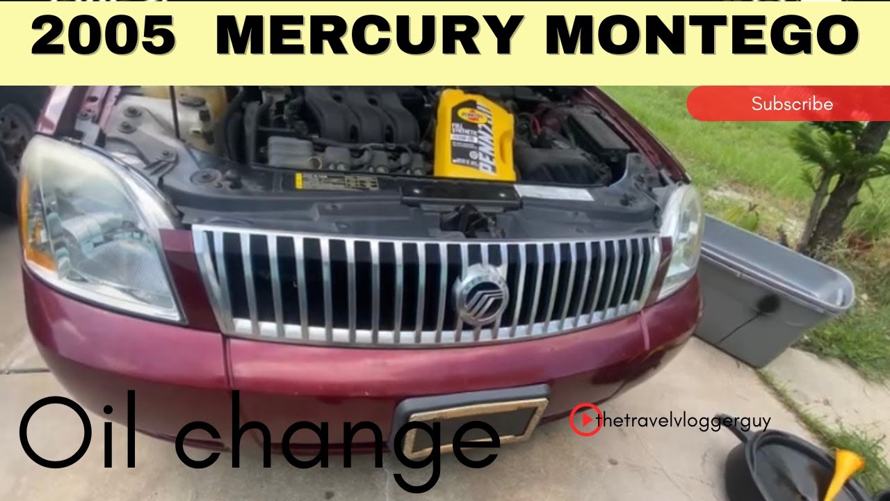 Diy 2005 mercury montego oil change youtube