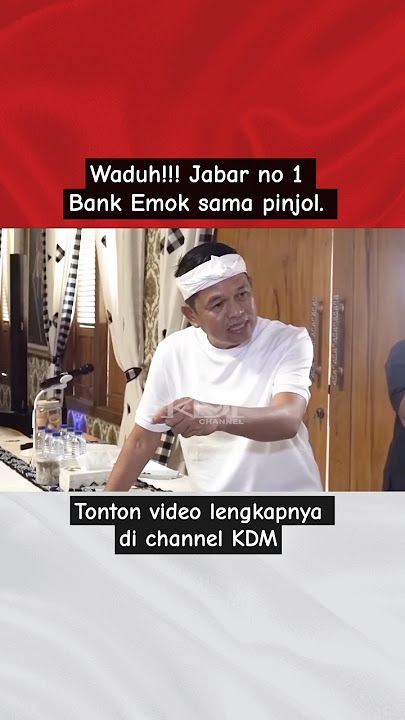 Jabar jadi no 1 Bank Emok dan Pinjol @KANGDEDIMULYADICHANNEL