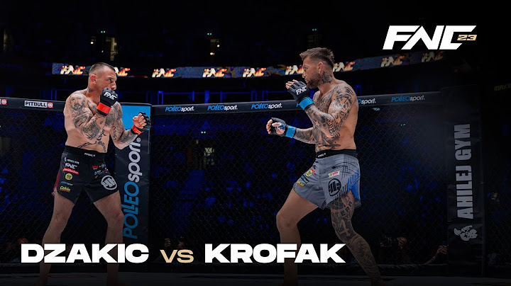 DZAKIC vs KROFAK | Ahilej FNC23 powered by Meridianbet | Belgrade | Full Fight