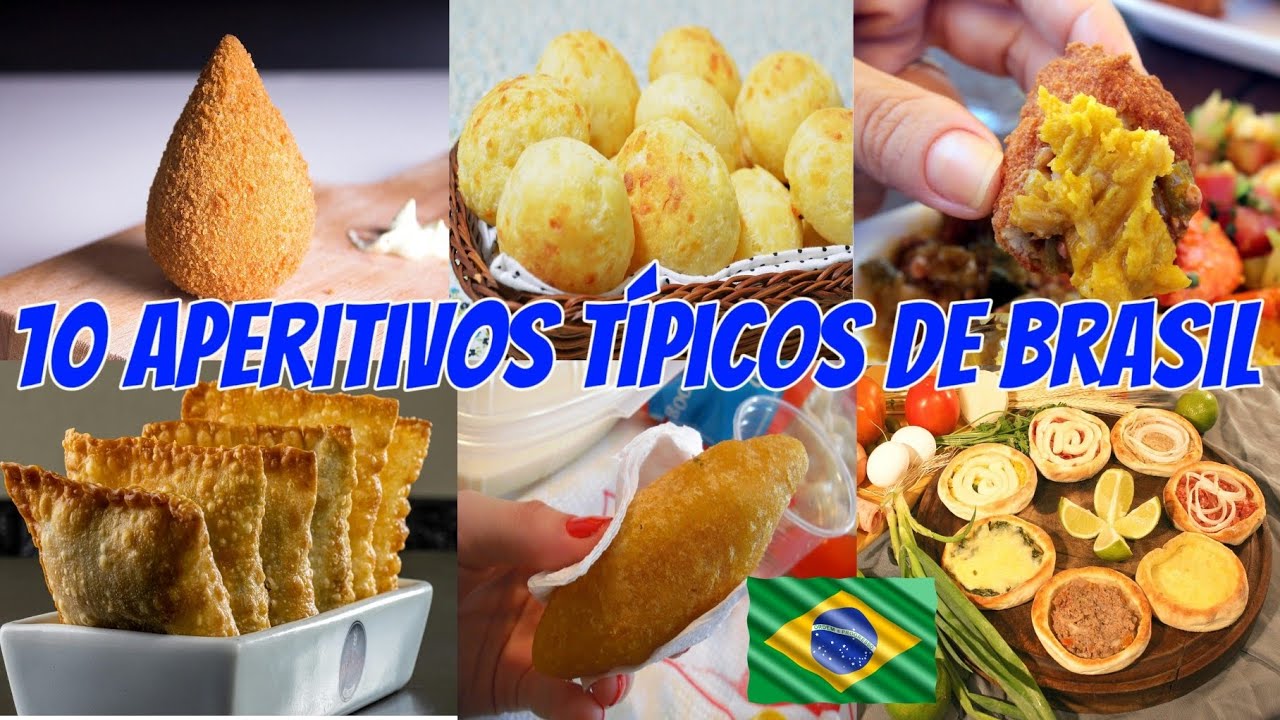10 aperitivos (snacks) típicos de Brasil