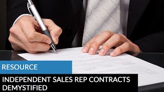 Information Essential Independent Sales Rep Contracts Explained: Avoid Costly Mistakes! | CommissionCrowd.com Guide