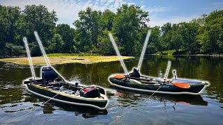 INSANE Kayak Fishing for Smallmouth on Illinois' Fox River!!