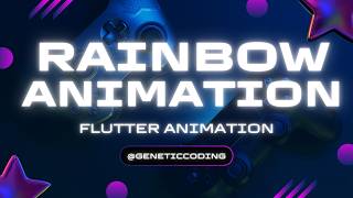 Build a Rainbow Drawing Animation in Flutter 🌈 CustomPainter + PathMetrics Explained