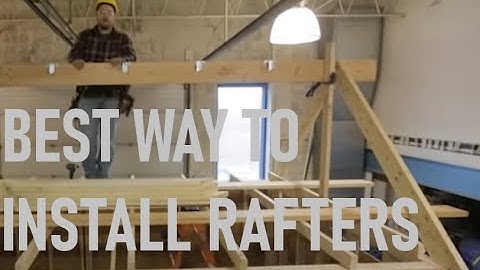 How to Install a Ridge Board & Rafters // Roof Framing Part 4