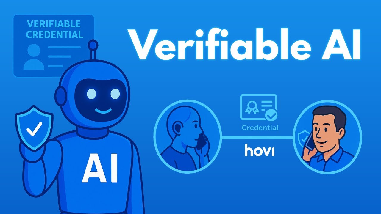 Verifiable AI - Trust between AI agents and people