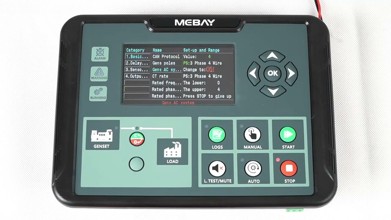 MEbay Auto Generator Controller DC90D Set Generator and phase number