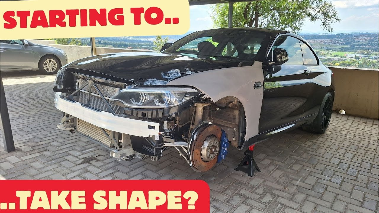 Rebuilding a CRASH DAMAGED 2018 BMW M2 || Part IV