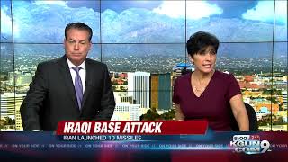 Iran fires rockets at an airbase that houses US troops in Iraq, per report