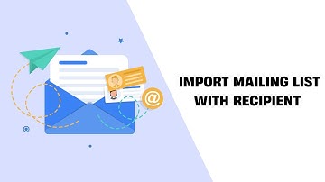 Import Mailing List with Recipient Odoo