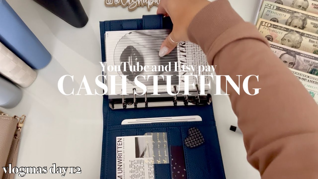 Набивка наличными на сумму 382 доллара | Оплата через YouTube и Etsy | VLOGMAS, день 12